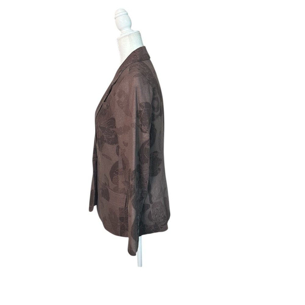 Coldwater Creek Brown Sport Coat with Notched Lapels - Picture 5 of 6